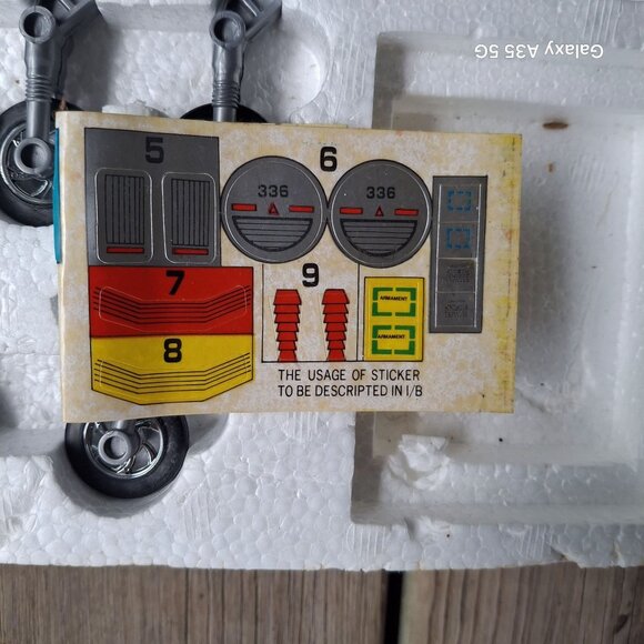 Vintage 1980 Super 5 In 1 Robot Motor Jumbo Convertible Fighter TS-336 Toy Set - Picture 6 of 12